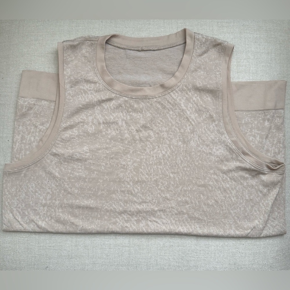 Lululemon Athletica Tan Gold Sleeveless Tank Top